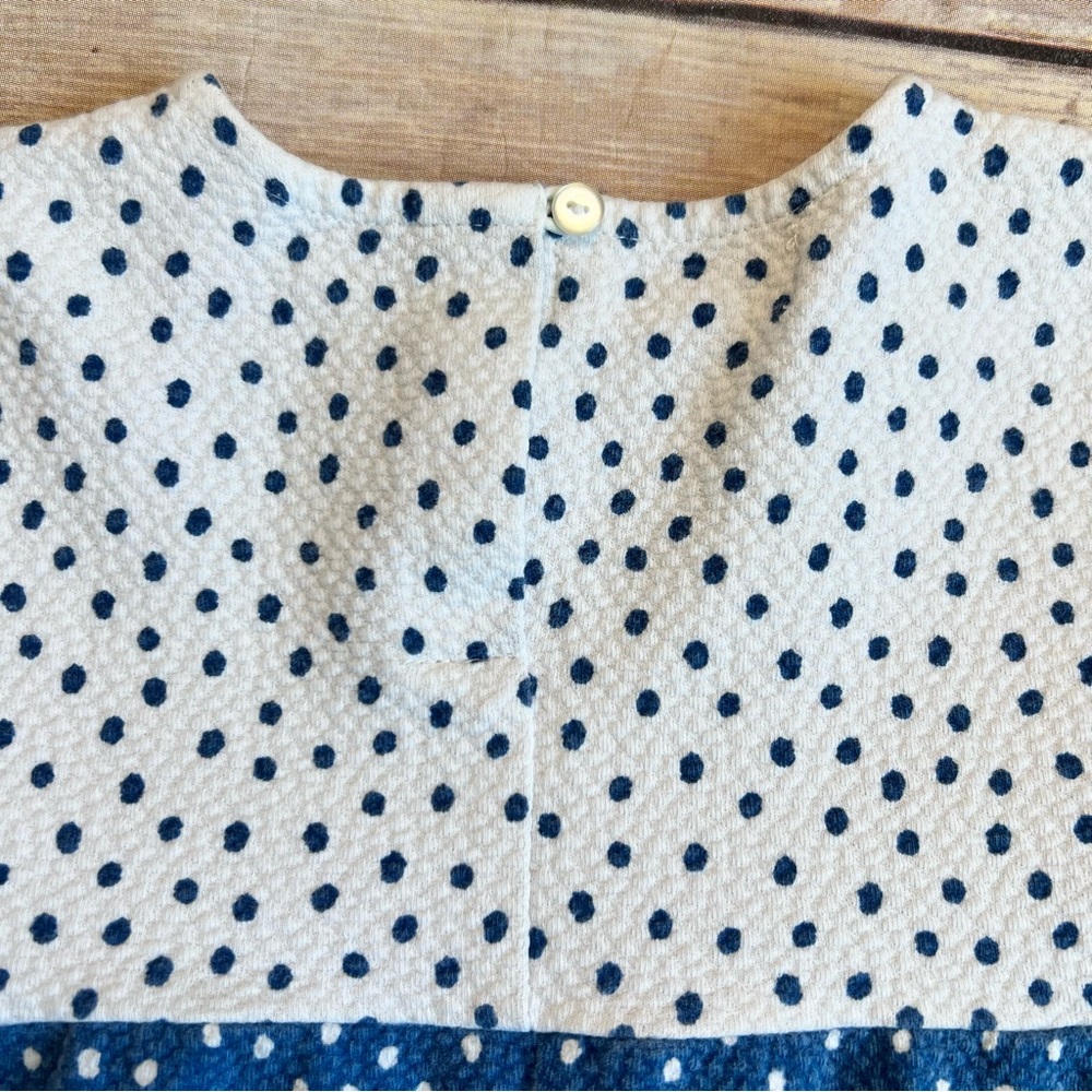 Zara Textured Polka Dot Dress - Picture 7 of 7